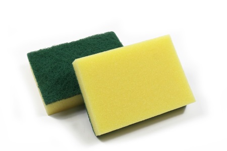 PU-Topfschwamm gelb 15 x 9 x 3 cm